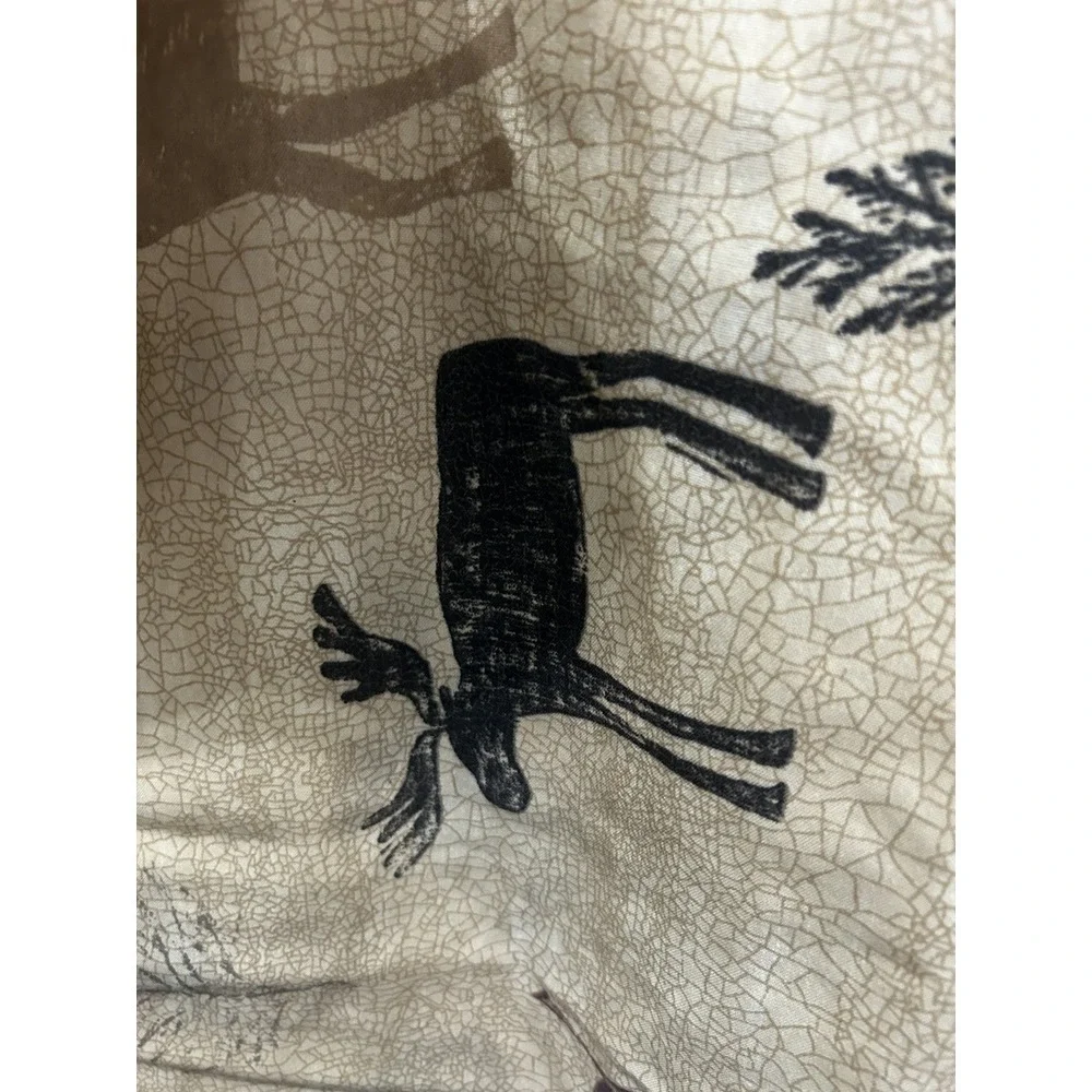 Vintage Springs Brand Leaves fall nature Flat Sheet Full‎ Size Plus Pillow Sham